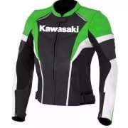 Kawasaki NINJA Men’s Motorcycle Racing Biker Leather Jacket