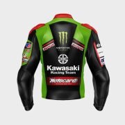 Men's Kawasaki Ninja Racing Cowhide Leather Jacket - Image 2
