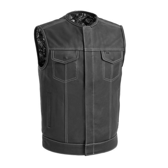 Bandit Leather Biker Vest for Men