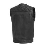 12 Gauge Men's Leather Vest for Motorcycle Riders - Image 6