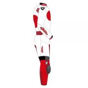 Custom Japan Flag Leather Motorcycle Suit - Image 3
