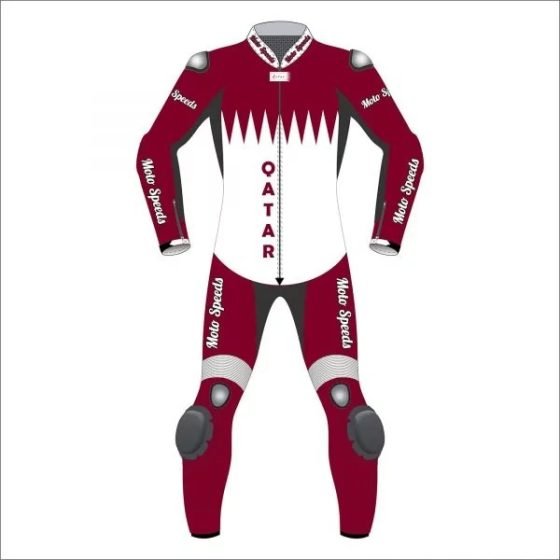 Custom Leather Wear with Qatar Flag Embellishments