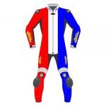 Custom Netherlands Flag Leather Suit for Riders