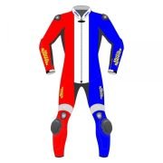 Custom Netherlands Flag Leather Suit for Riders