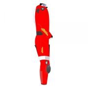 Supermoto Leather Suit with Bold Malaysia Flag Design