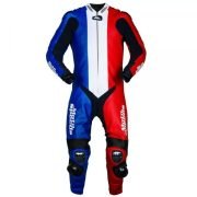 France Flag Motorbike Race Leathers for Superior Performance
