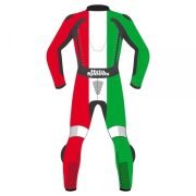Italy Flag Leather Motorcycle Gear for Superior Protection