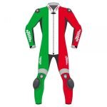 Italy Flag Leather Motorcycle Gear for Superior Protection