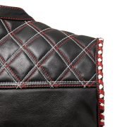 Sinister Men's Leather Motorcycle Vest - Image 4