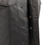 Sniper Men’s Motorcycle Riding Leather Vest