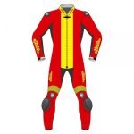 Spain Flag Racing Leathers for Moto Riders