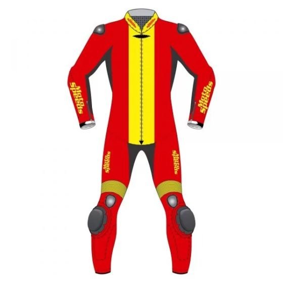 Spain Flag Racing Leathers for Moto Riders