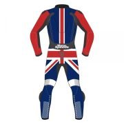 UK Flag Racing Leather Suit for Riders
