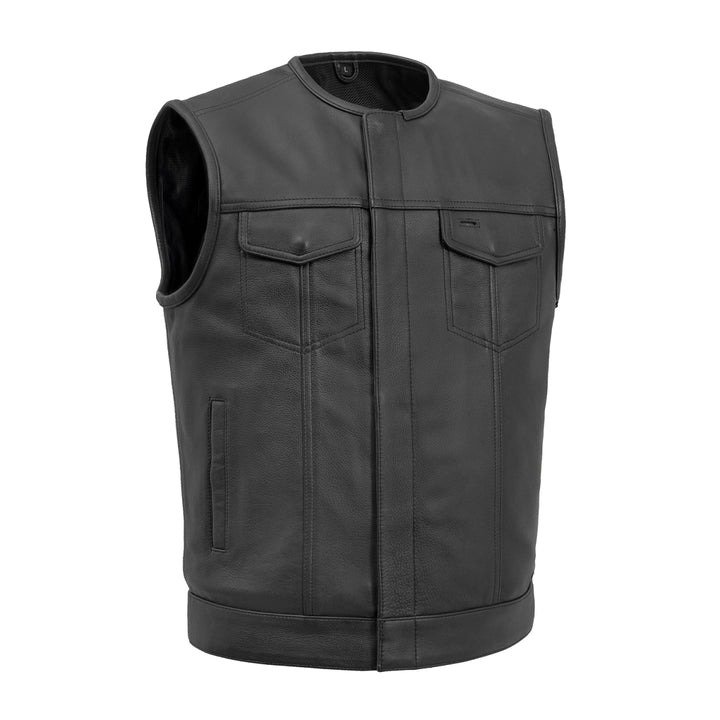 No Rival Men's Motorcycle Vest Ride with Confidence