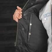 Sharp Shooter Men's Motorcycle Vest: Bold Style Superior Comfort