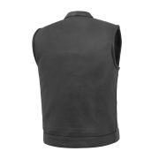 Sharp Shooter Men's Motorcycle Vest: Bold Style Superior Comfort