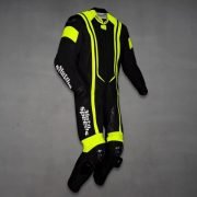 Alpha Neon Leathers High-Performance Racing Gear for Riders