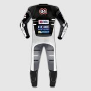 Andrea Dovizioso Ducati MotoGP Motorcycle Black Leather Suit - Image 2