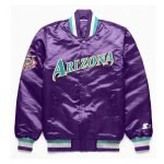 Arizona Diamondbacks Premium Satin Jacket Purple