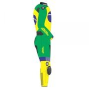 Brazil Flag Supermoto Leathers for Protection and Style - Image 3