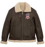 Buy Original Avirex B3 Chocolate Shearling Leather Jacket for Winter