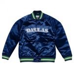 Dallas Mavericks Mitchell & Ness Team Lightweight Satin Jacket