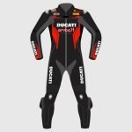 Ducati Corse Motorbike Leather Racing Suit