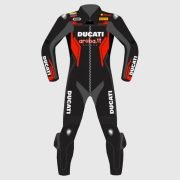 Ducati Corse Motorbike Leather Racing Suit