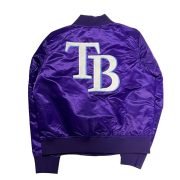 Elevate Your Look Rays Women's Purple Satin Jacket