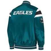 Men's Philadelphia Eagles Midnight Green Satin Full-Snap Jacket - Image 2