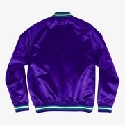 Men's Purple Utah Jazz Lightweight Satin Full-Snap Jacket