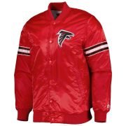 Men's Starter Red Atlanta Falcons Pick and Roll Snap-Up Jacket