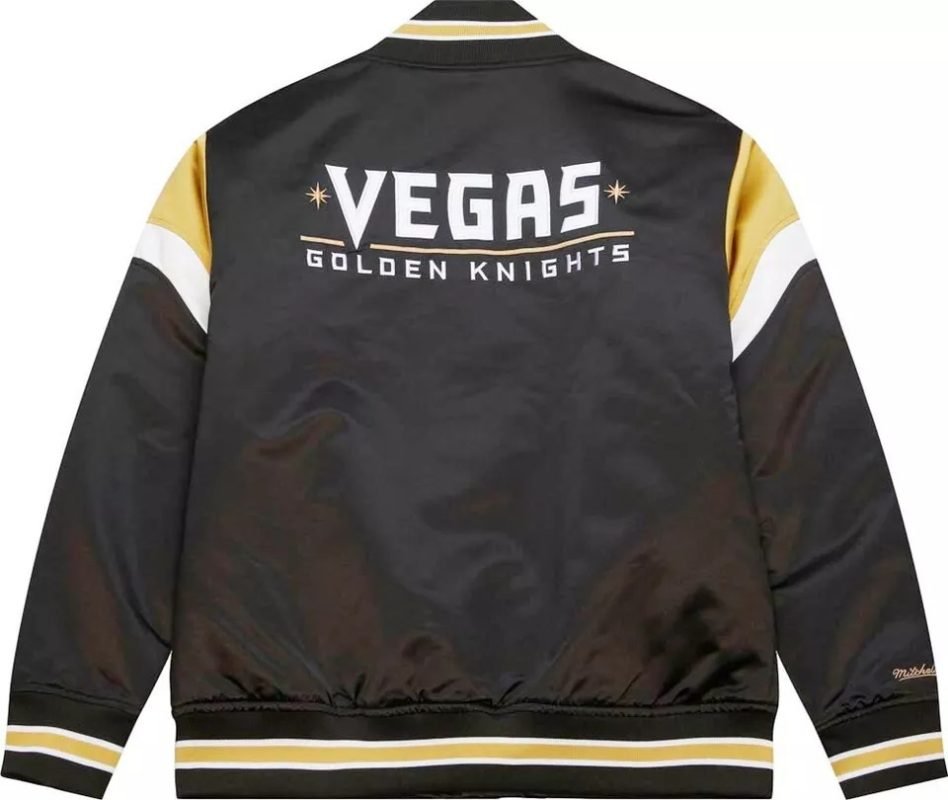 Mitchell & Ness Las Vegas Golden Knights NHL Heavyweight Satin Jacket
