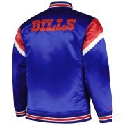 Mitchell & Ness Men's Royal Buffalo Bills Big & Tall Satin Full-Snap Jacket - Image 2