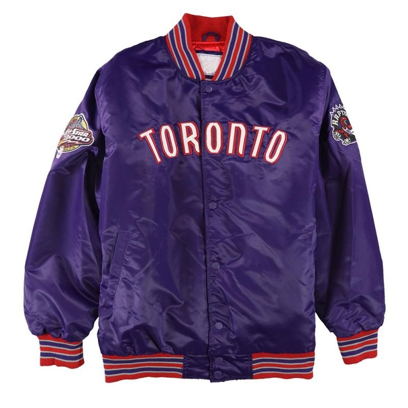 NBA All-Star 2000 Toronto Raptors Purple Satin Jacket