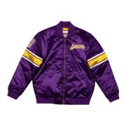 NBA Heavyweight Satin Jacket Los Angeles Lakers by Mitchell & Ness
