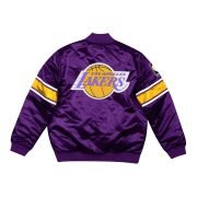 NBA Heavyweight Satin Jacket Los Angeles Lakers by Mitchell & Ness