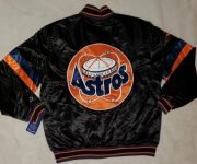 Vintage 1977 Houston Astros Starter Full Snap Jacket-Size L Htown - Image 2