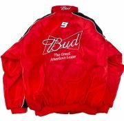 Vintage Budweiser Racing Jacket – A Tribute to Speed and Racing Heritage