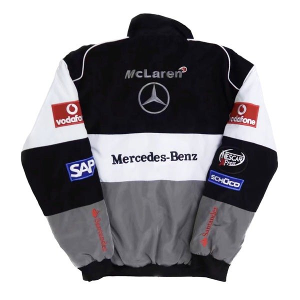 Vintage Grey Mercedes-Benz/McLaren Jacket – A Tribute to Motorsport Excellence