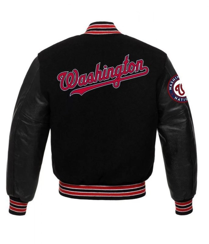 Washington Nationals MLB Varsity Jacket-Classic Team Spirit