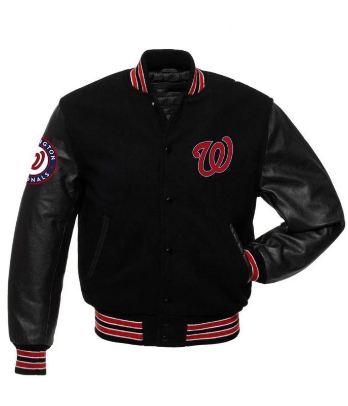 Washington Nationals MLB Varsity Jacket-Classic Team Spirit
