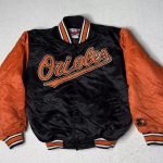 Youth Medium Vintage Baltimore Orioles Satin Jacket by Starter