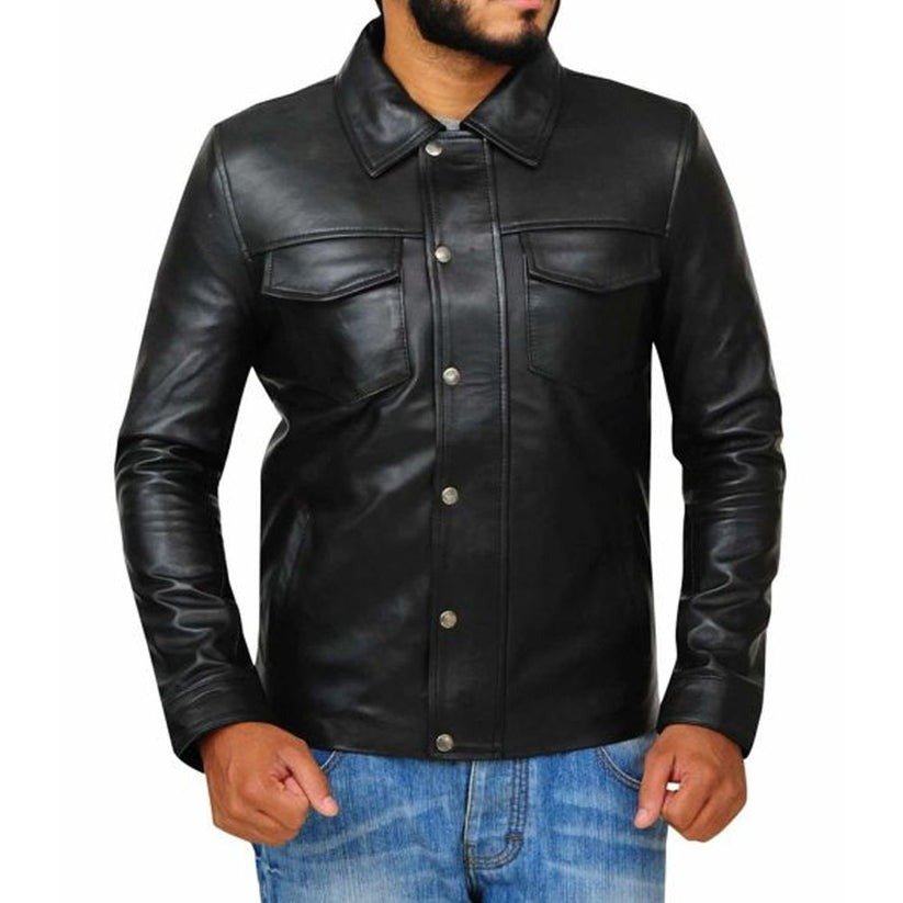 Adam-Lambert-Black-Leather-Jacke Adam Lambert Black Leather Jacket