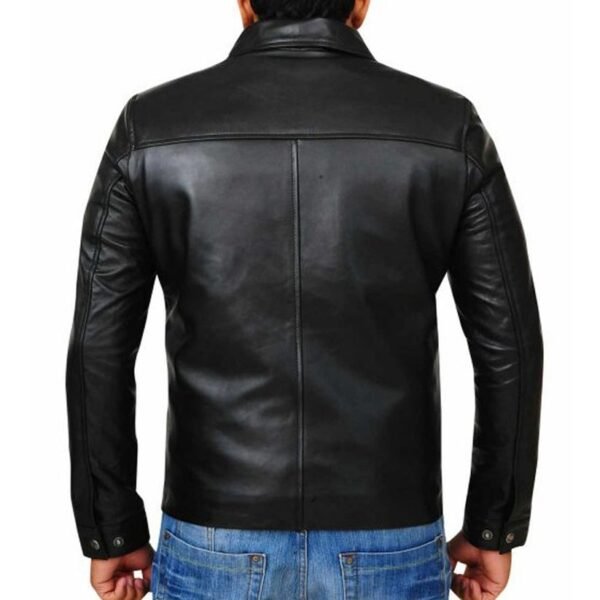 Adam Lambert Black Leather Jacket