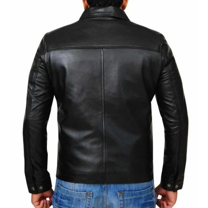 Adam Lambert Black Leather Jacket