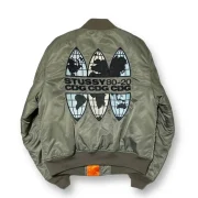 FW20 Stussy x Comme des Garcons CDG 40th Anniversary MA-1 Bomber Jacket - Image 2