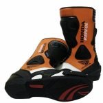 Honda Premium Leather Motorbike Shoes - Superior Protection & Comfort