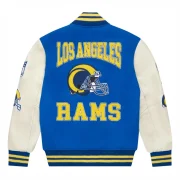 Los Angeles Rams OVO Royal Full-Snap Varsity Jacket - Image 2