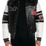 Men's Avirex All Star Black Leather Jacket - Front